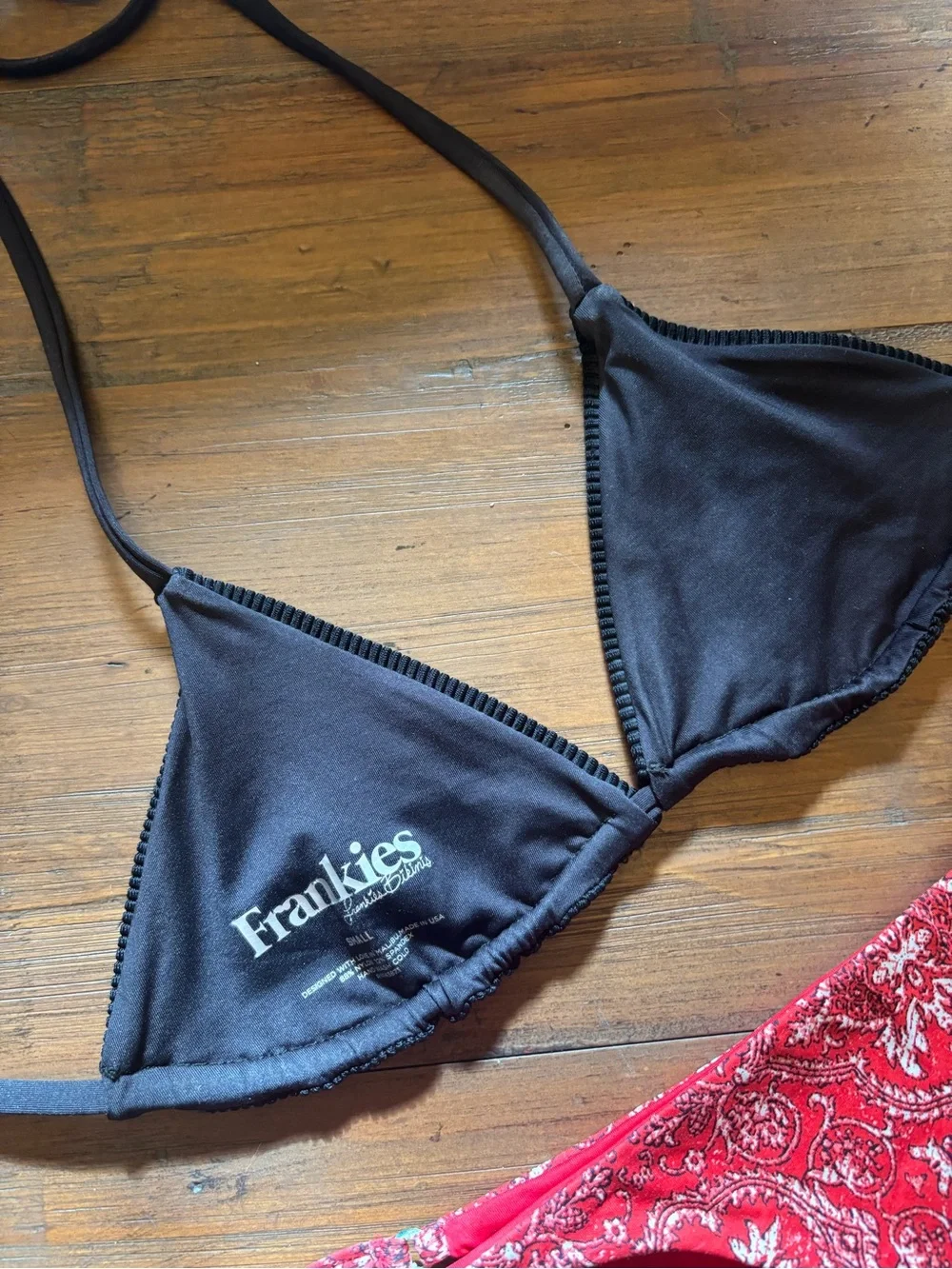 Frankie’s bikinis bandana print bikini set